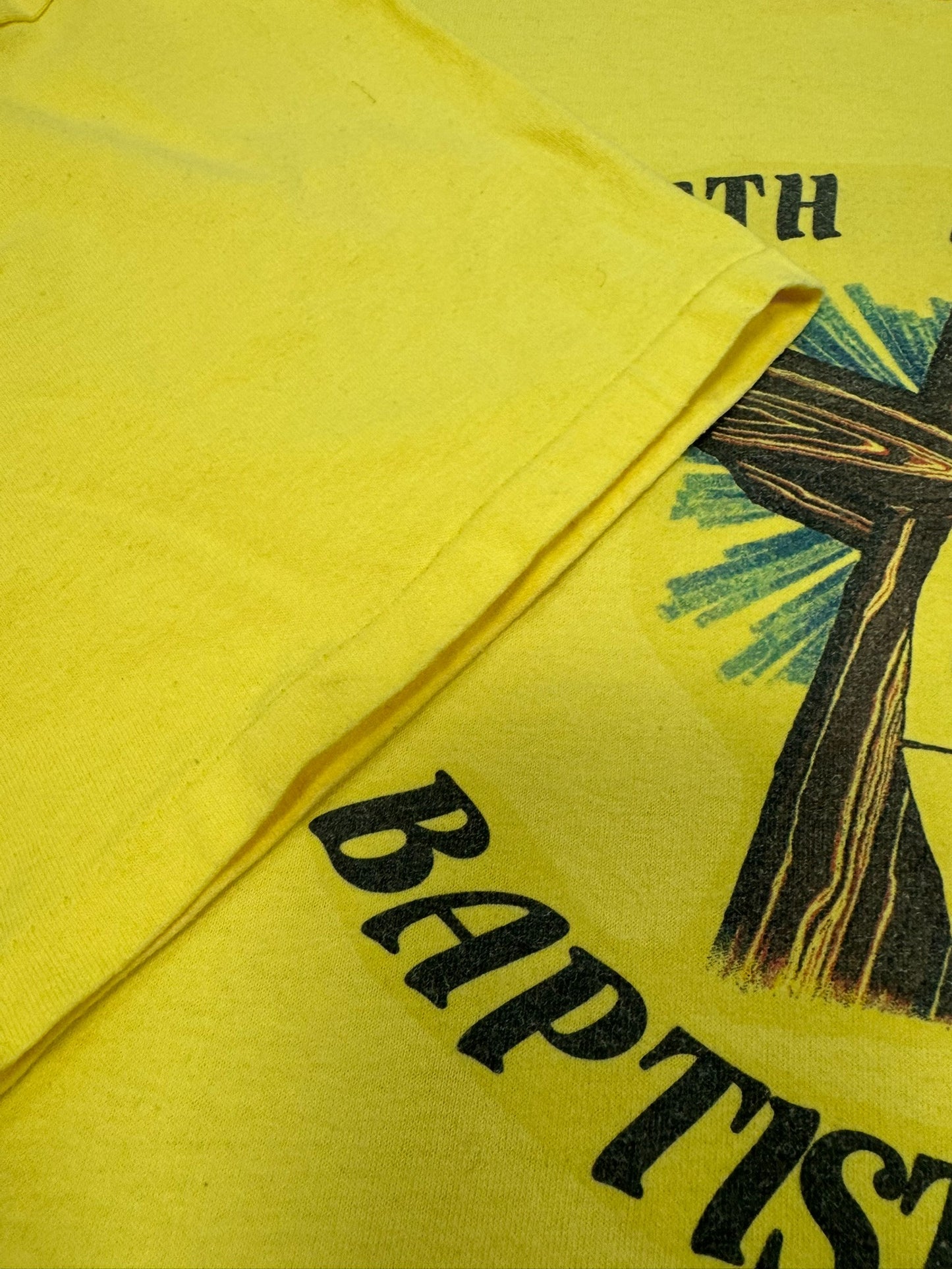 RARE Vintage SWAT Missionary Baptist Church Single Stitch Jesus Tee (XXL)