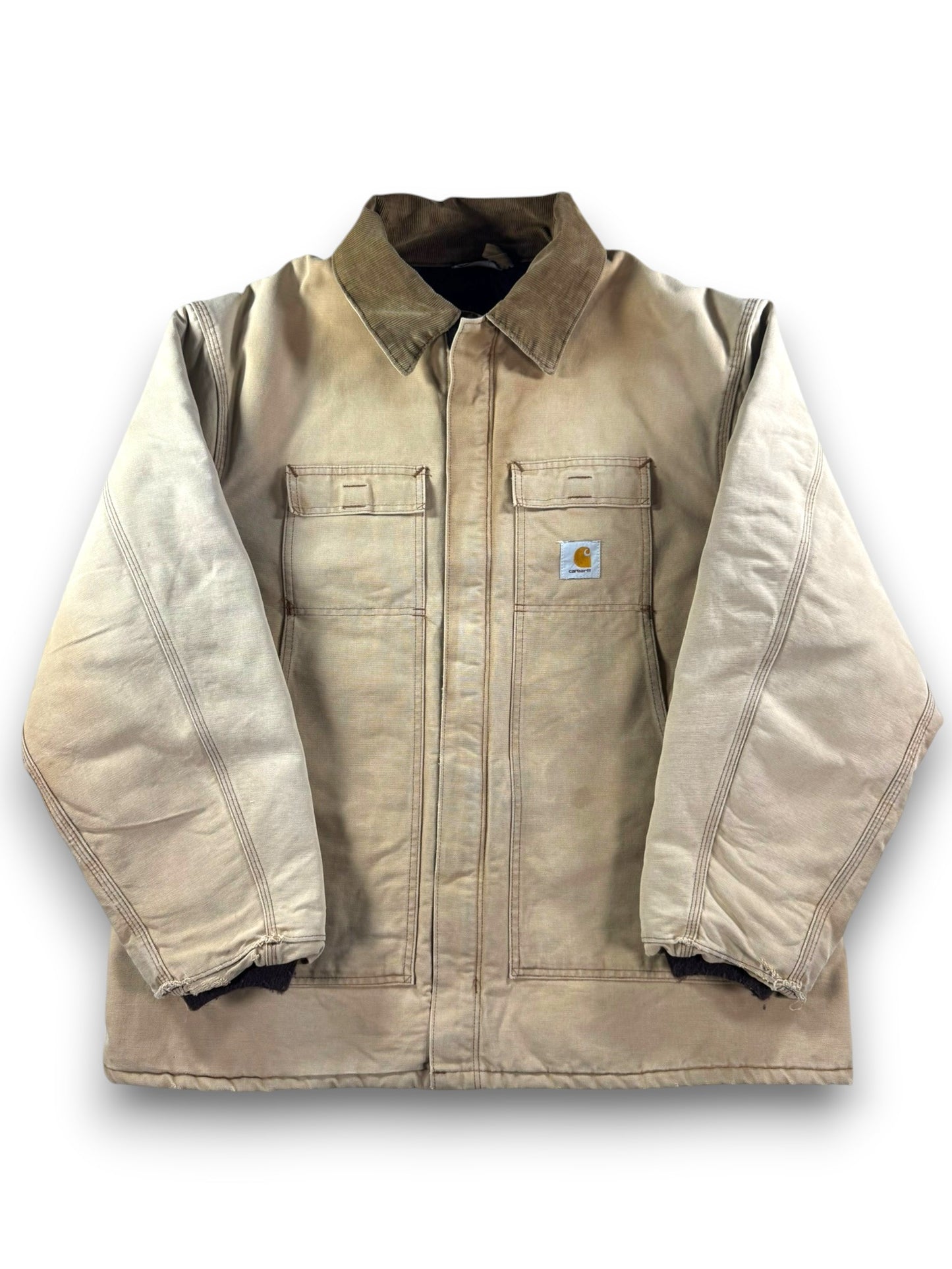 Vintage Carhartt CQ186 Arctic Quilt Lined Jacket USA Made Faded Men's Sz. 50 XL