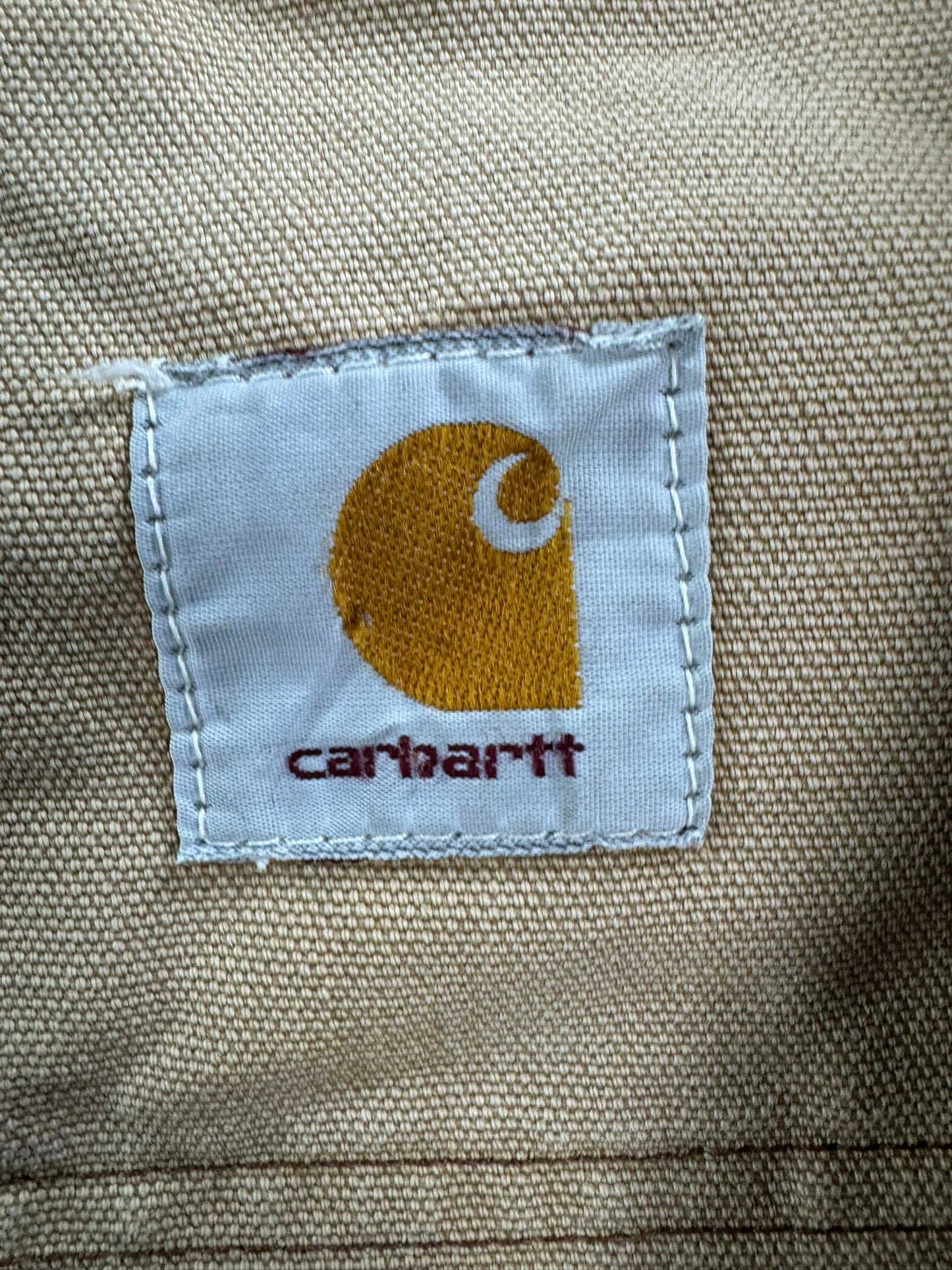 Vintage Carhartt CQ186 Arctic Quilt Lined Jacket USA Made Faded Men's Sz. 50 XL