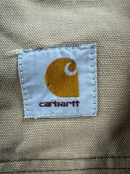 Vintage Carhartt CQ186 Arctic Quilt Lined Jacket USA Made Faded Men's Sz. 50 XL