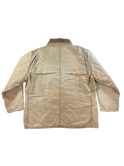 Vintage Carhartt CQ186 Arctic Quilt Lined Jacket USA Made Faded Men's Sz. 50 XL