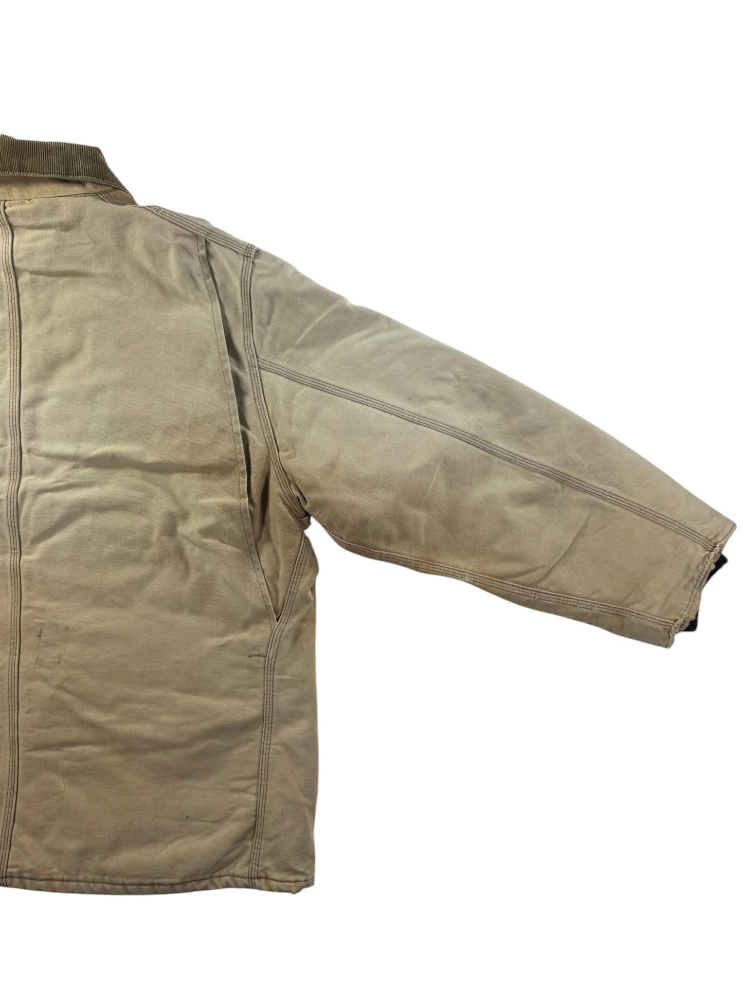 Vintage Carhartt CQ186 Arctic Quilt Lined Jacket USA Made Faded Men's Sz. 50 XL