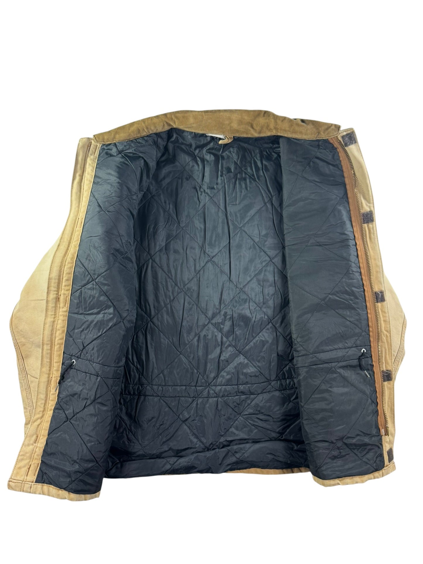 Vintage Carhartt CQ186 Arctic Quilt Lined Jacket USA Made Faded Men's Sz. 50 XL