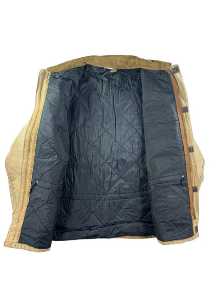 Vintage Carhartt CQ186 Arctic Quilt Lined Jacket USA Made Faded Men's Sz. 50 XL