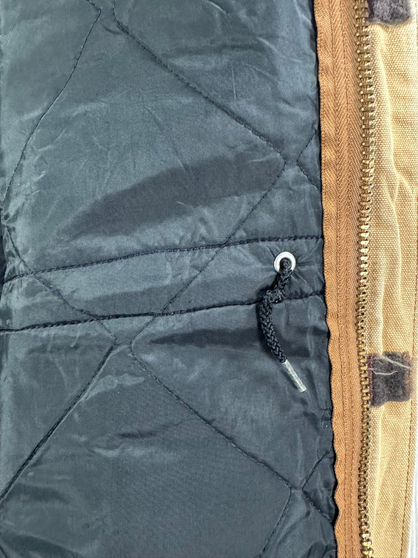 Vintage Carhartt CQ186 Arctic Quilt Lined Jacket USA Made Faded Men's Sz. 50 XL