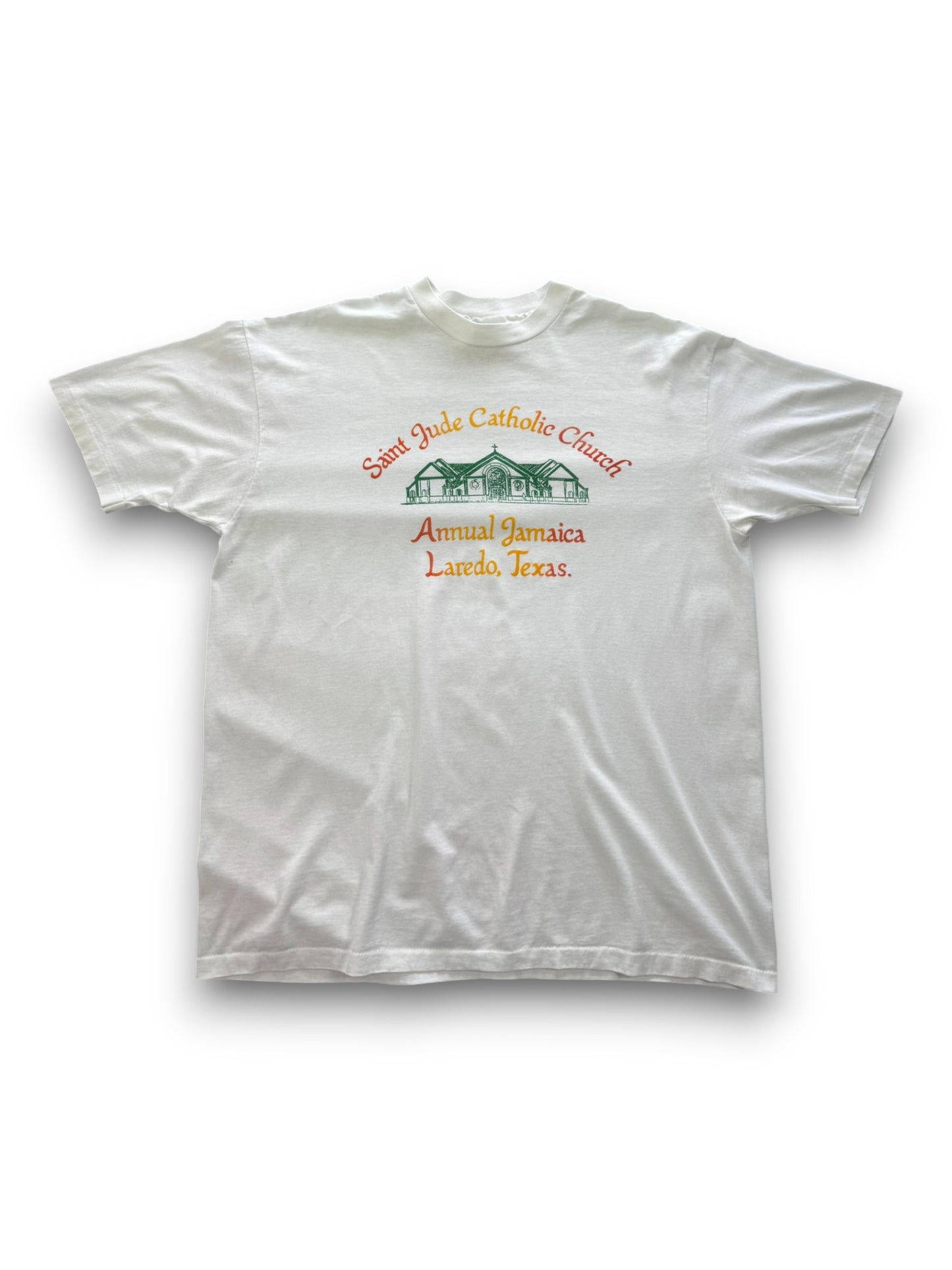1980s Single Stitch Saint Jude Catholic Church “Annual Jamaica” Tee (XL)