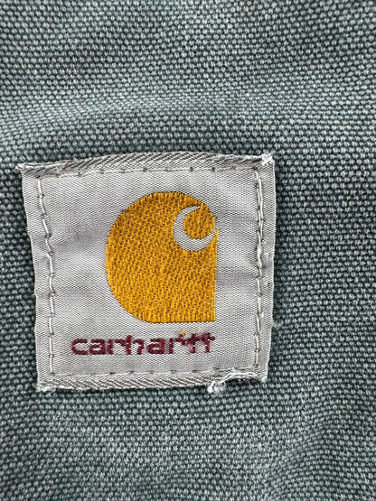 Vintage Carhartt C26 HTG Canvas Duck Artic Traditional Coat Faded Green Mens XL
