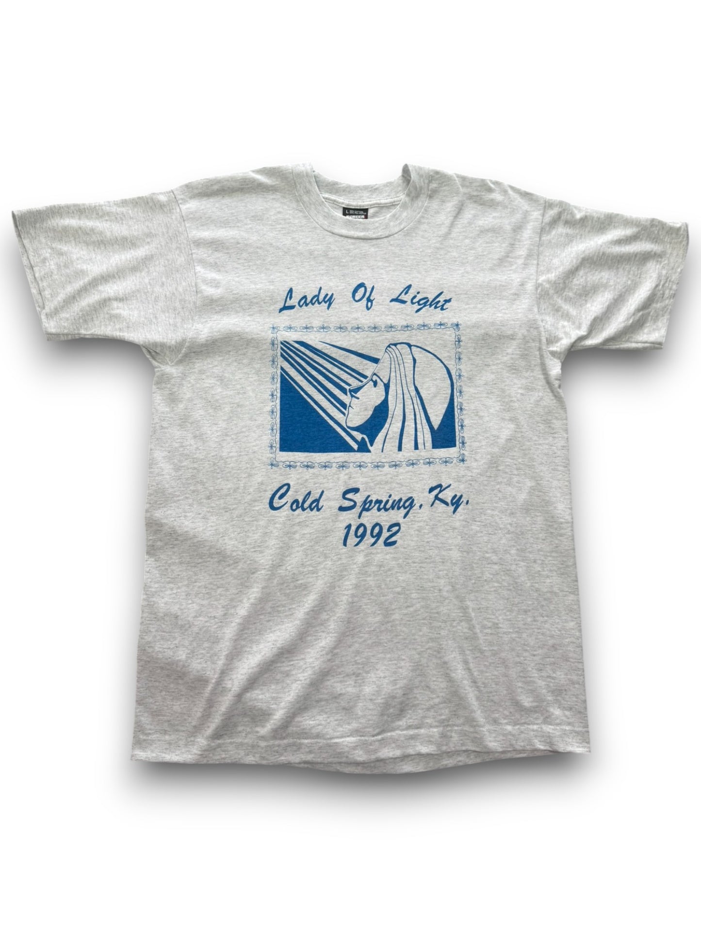 '92 Lady Of Light - Cold Spring, KY Single Stitch Tee (L)