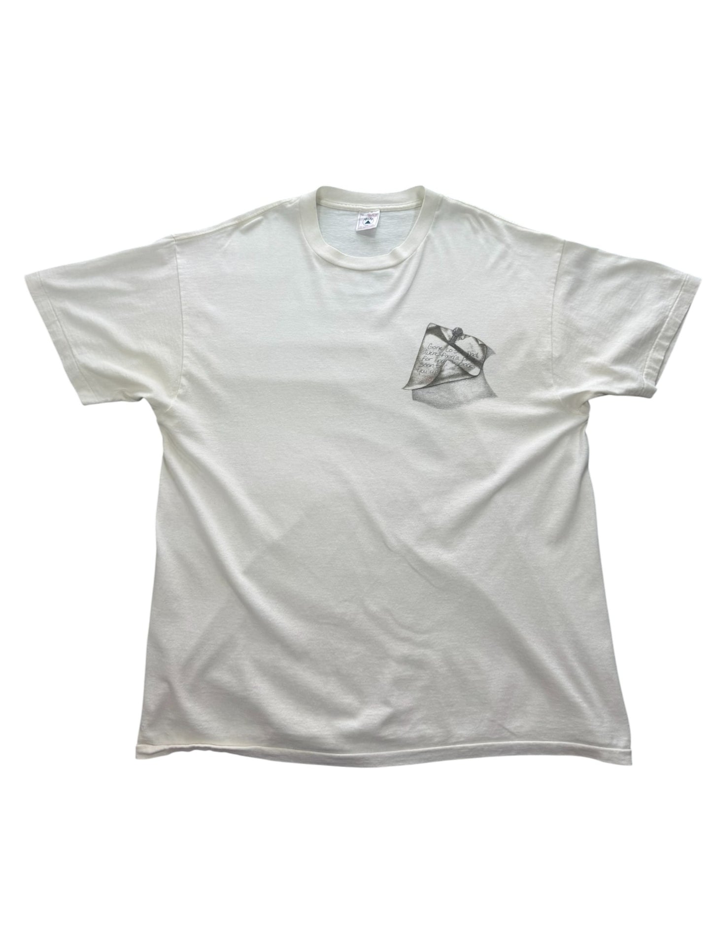 Vintage Single Stitch Jesus Gone To See Dad Tee (XL)