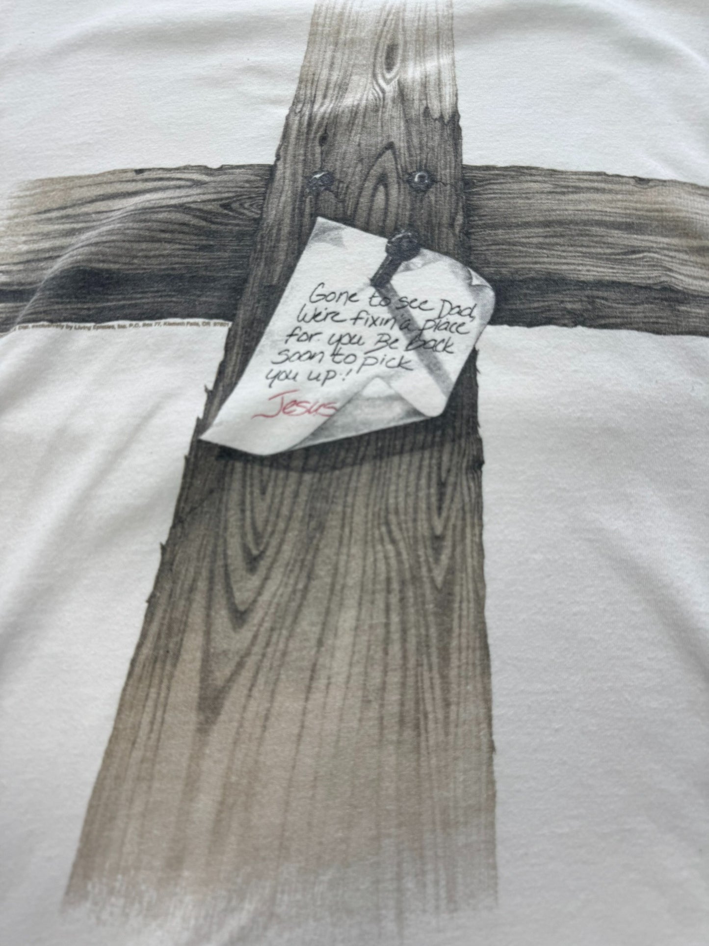 Vintage Single Stitch Jesus Gone To See Dad Tee (XL)