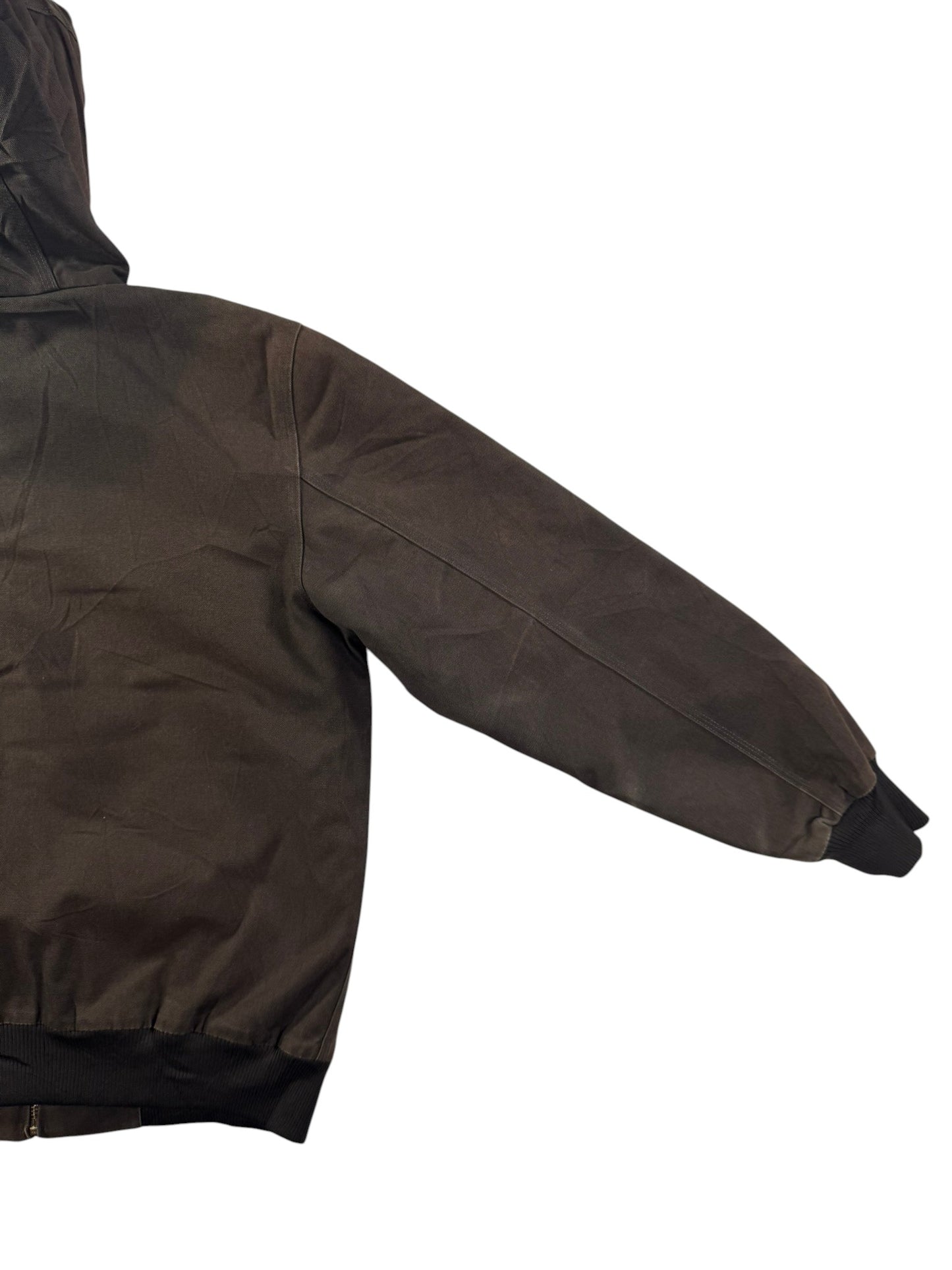 Carhartt WIP Active Bomber Jacket Hooded Brown Men's Large