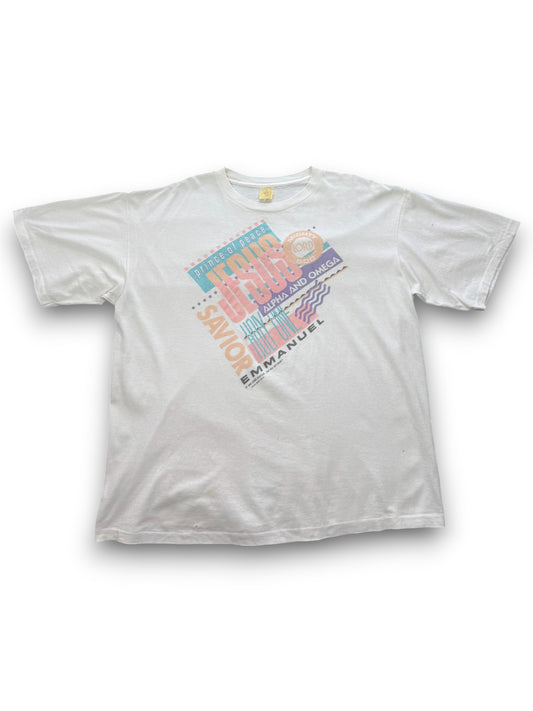'88 Living Epistles - Prince of Peace Jesus Emmanuel Single Stitch Graphic Tee (XL)