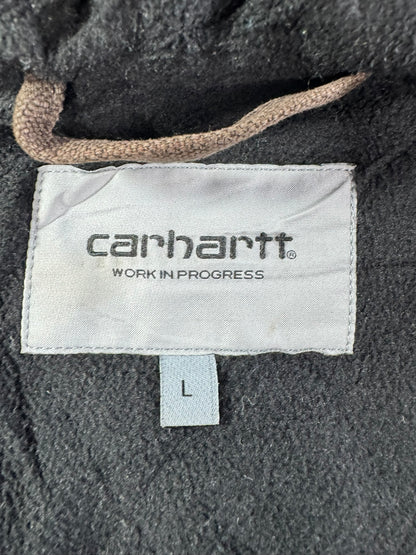 Carhartt WIP Active Bomber Jacket Hooded Brown Men's Large