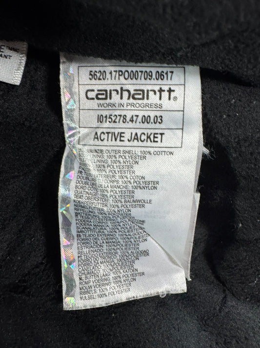 Carhartt WIP Active Bomber Jacket Hooded Brown Men's Large