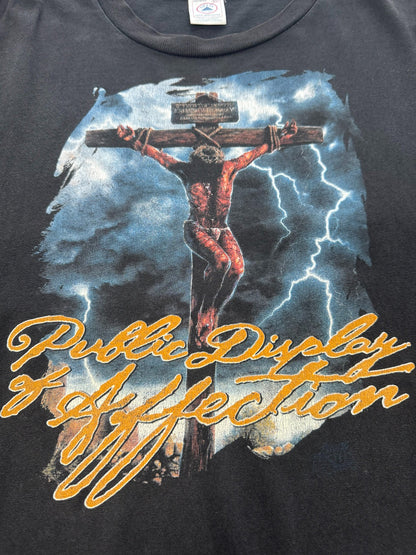 RARE Vintage 90s Jesus Christ Public Display of Affection John 3:16 (XXL)