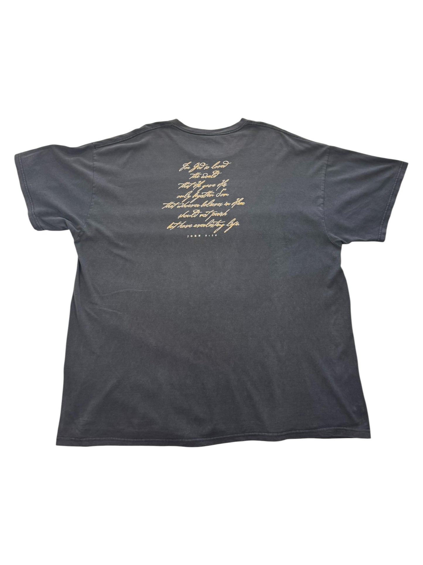 RARE Vintage 90s Jesus Christ Public Display of Affection John 3:16 (XXL)