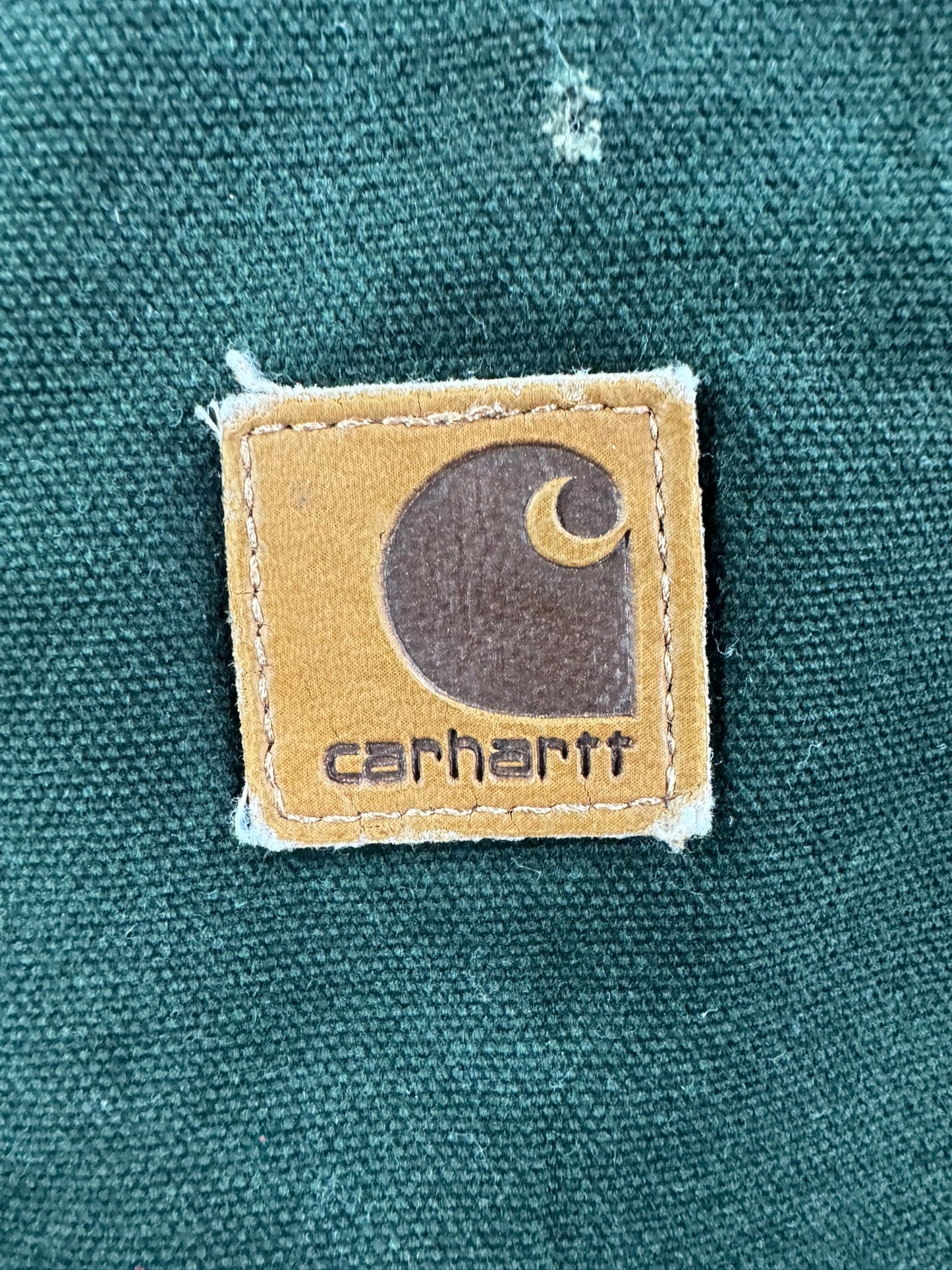 Vintage Carhartt Vest V02 SPC Spruce Dark Green Arctic Quilted Mens Sz XL USA