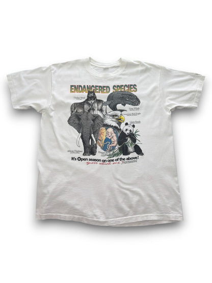 Vintage '92 Living Epistles Endangered Species Single Stitch Tee (XL)