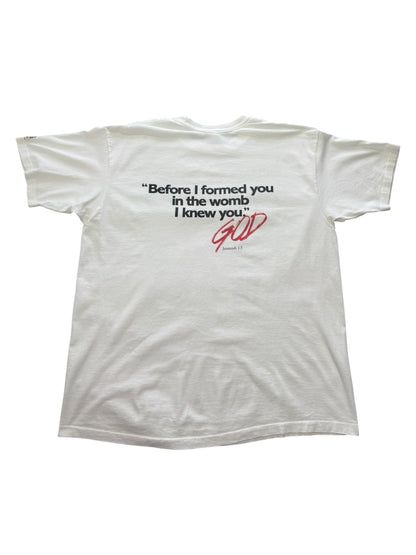 Vintage '92 Living Epistles Endangered Species Single Stitch Tee (XL)