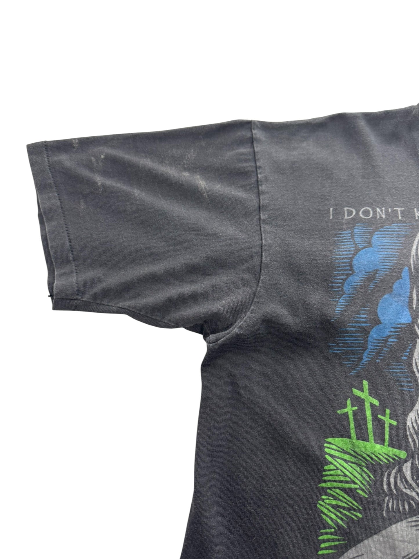 Vintage '93 Living Epistles “Who Holds the Future” Jesus Graphic Single Stitch Tee (XL)