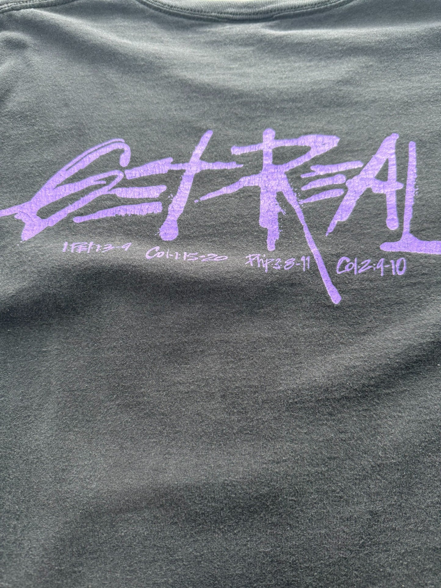 RARE Vintage '92 The Ultimate Reality / GET REAL Jesus Tee (XL)