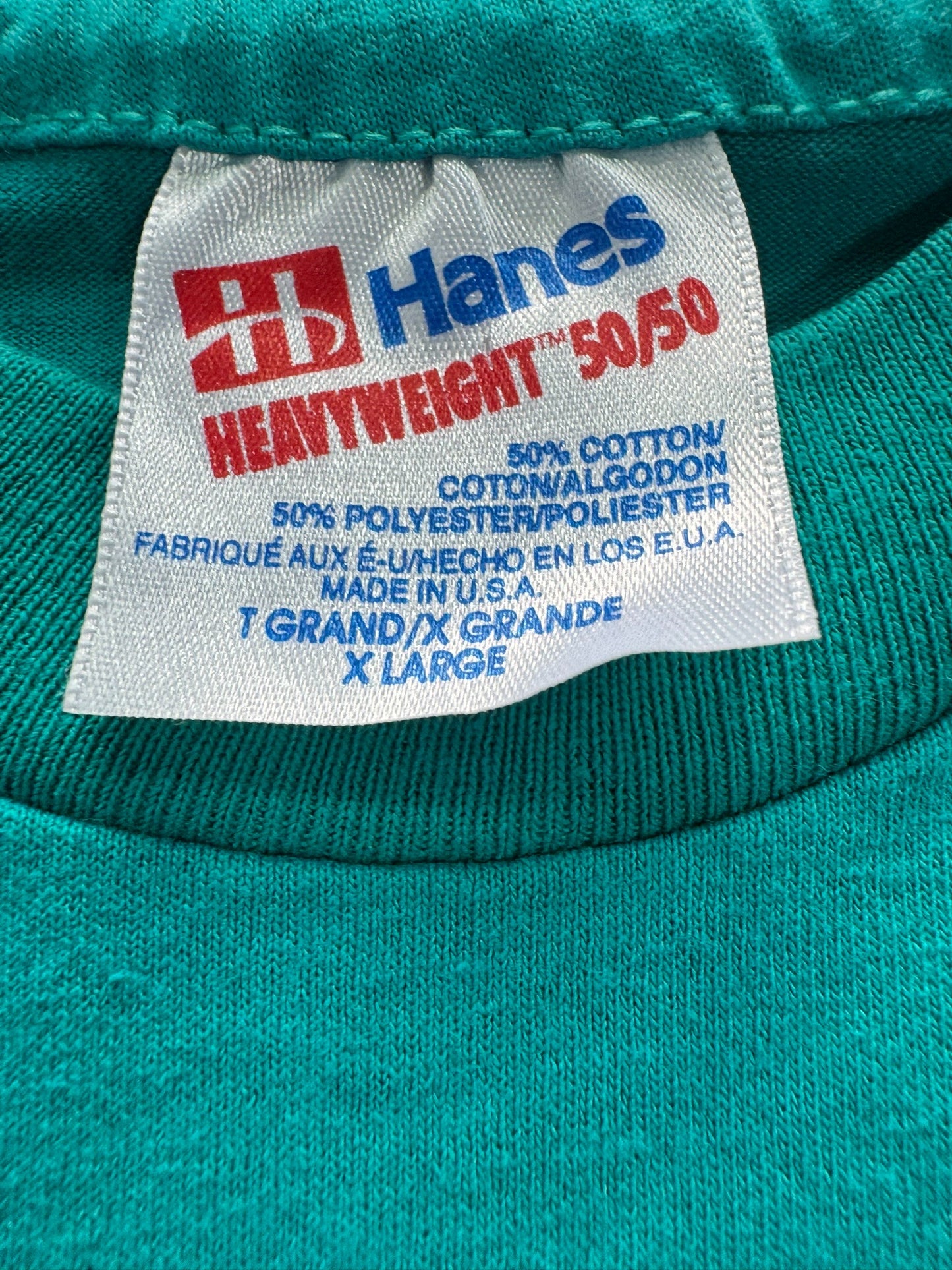Vintage '93 Rooted in the Gospel Christ Lutheran Rally Tee (XL)