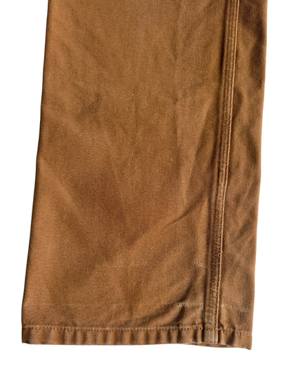 Carhartt Womens  Duck Canvas Carpenter Work Pants Brown Size 16 Womens (W28 L28)