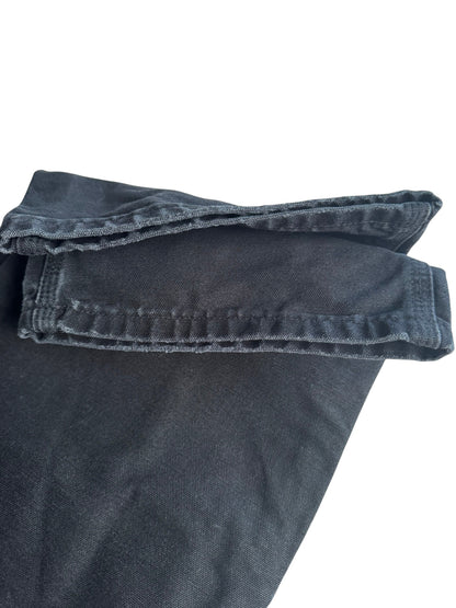 Carhartt B136 BLK  Duck Canvas Double Front Work Pants Black 31x32 (Fits 30x30)
