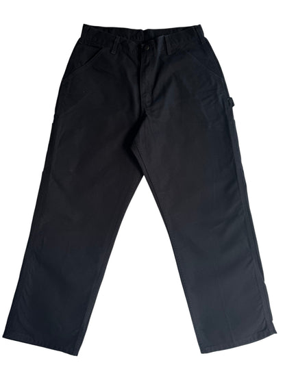 Carhartt B11 BLK Black Duck Canvas Loose Fit Carpenter Pants 34x30 (Fits 32x29)