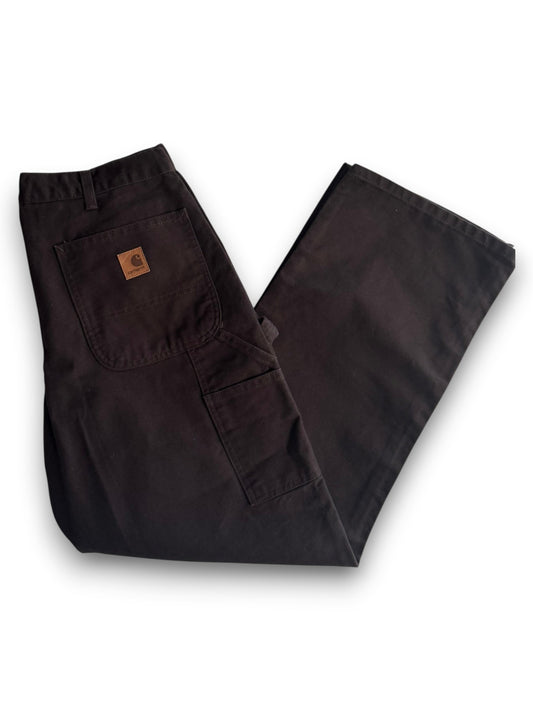 Carhartt B11 DKB Loose Fit Duck Work Dungaree Pants Men 32x30 Brown Vintage 2013
