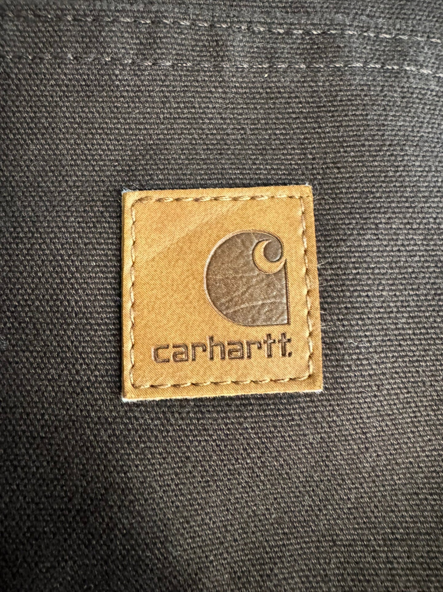 Carhartt B11 DKB Loose Fit Duck Work Dungaree Pants Men 32x30 Brown Vintage 2013