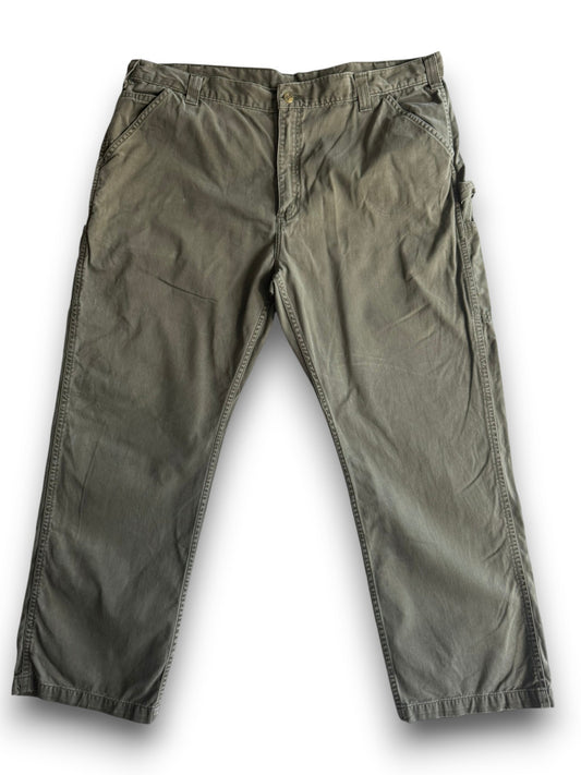 VTG Carhartt B324 ARG Canvas Carpenter Pant Relaxed Fit Men's 42x30 (Fits 42x29)