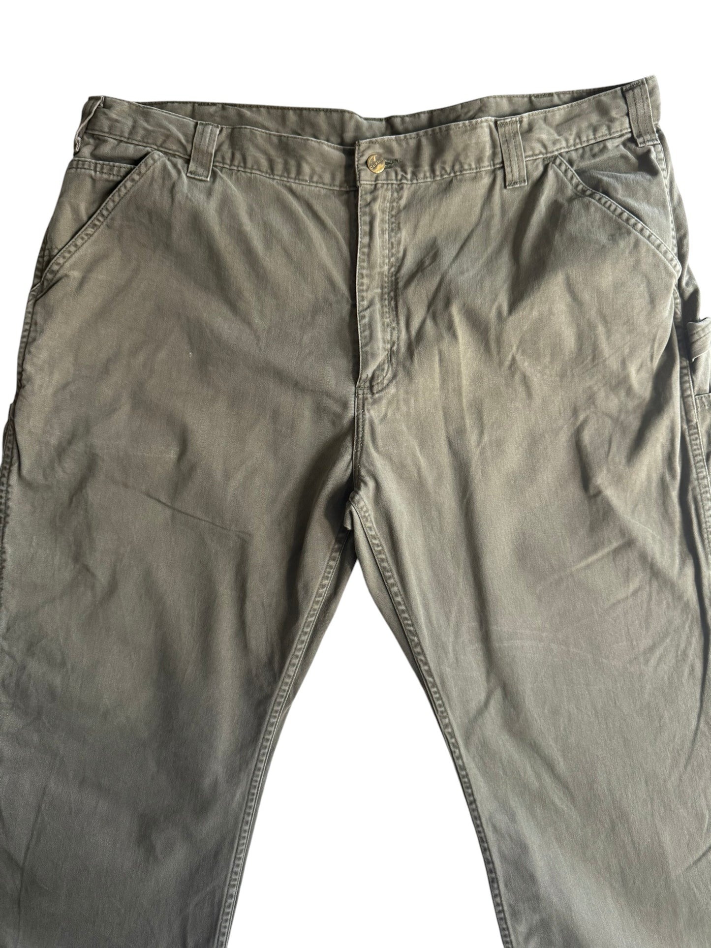 VTG Carhartt B324 ARG Canvas Carpenter Pant Relaxed Fit Men's 42x30 (Fits 42x29)