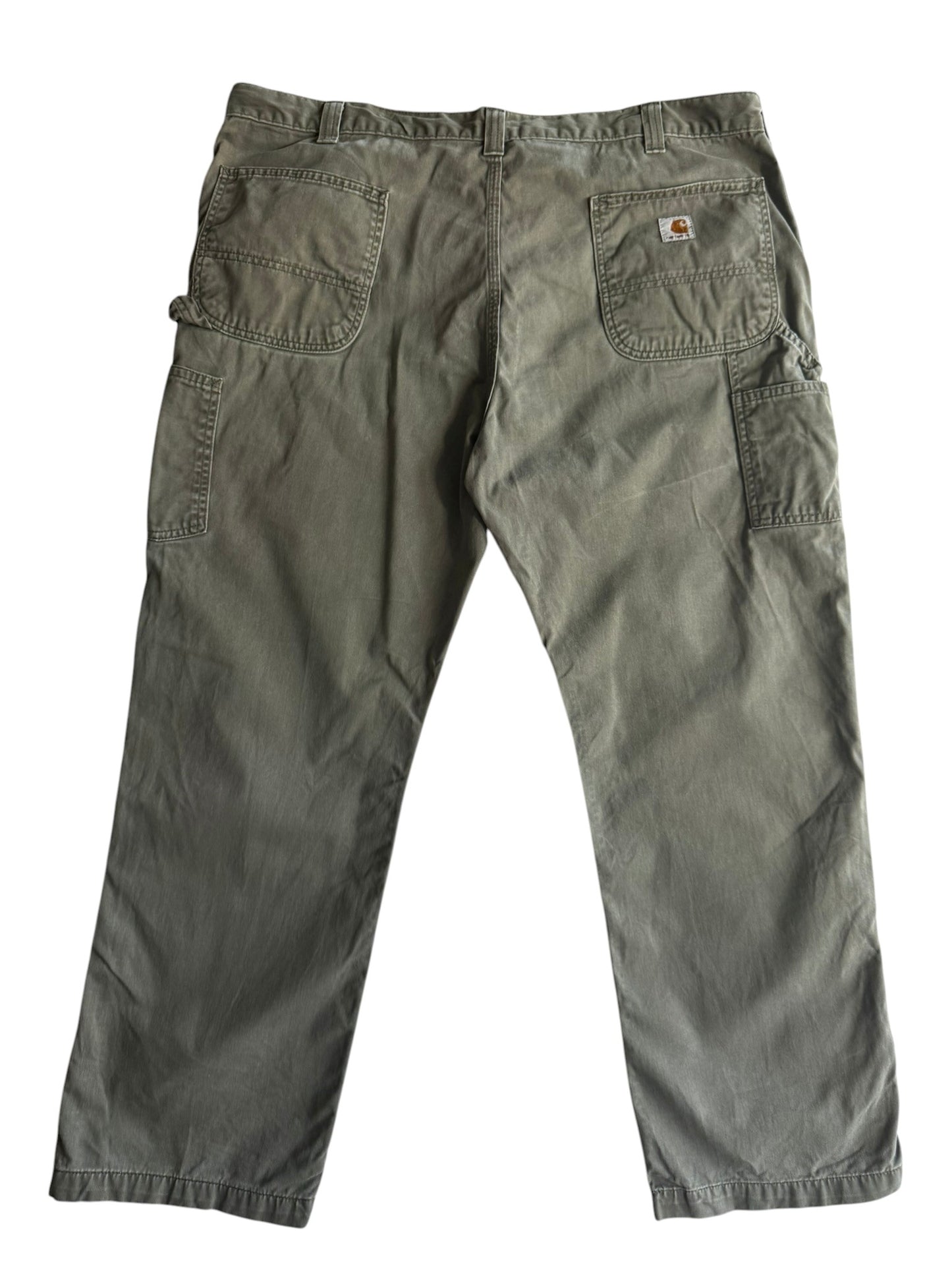 VTG Carhartt B324 ARG Canvas Carpenter Pant Relaxed Fit Men's 42x30 (Fits 42x29)