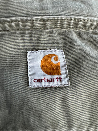 VTG Carhartt B324 ARG Canvas Carpenter Pant Relaxed Fit Men's 42x30 (Fits 42x29)