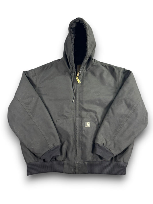 VTG Carhartt J133 BLK Youkon Extremes Quilted Active Jacket USA Made Men's XL