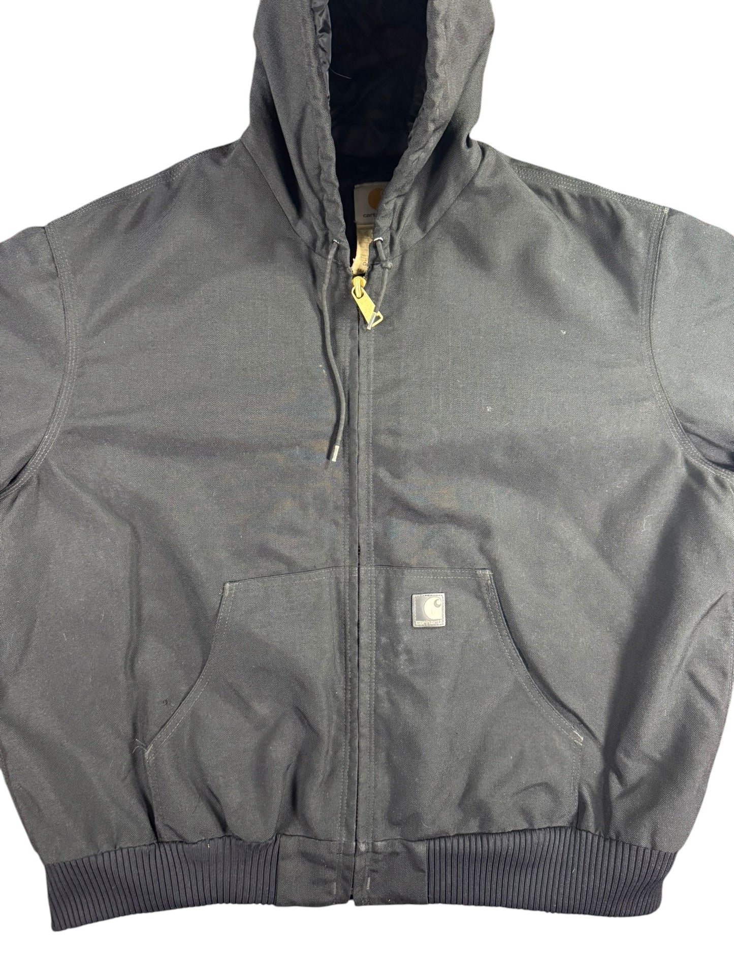 VTG Carhartt J133 BLK Youkon Extremes Quilted Active Jacket USA Made Men's XL