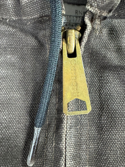VTG Carhartt J141 DKB Hood Sherpa Lined Sierra Detroit Style Jacket Men's Sz. XL