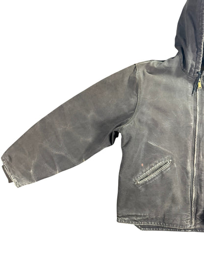 VTG Carhartt J141 DKB Hood Sherpa Lined Sierra Detroit Style Jacket Men's Sz. XL