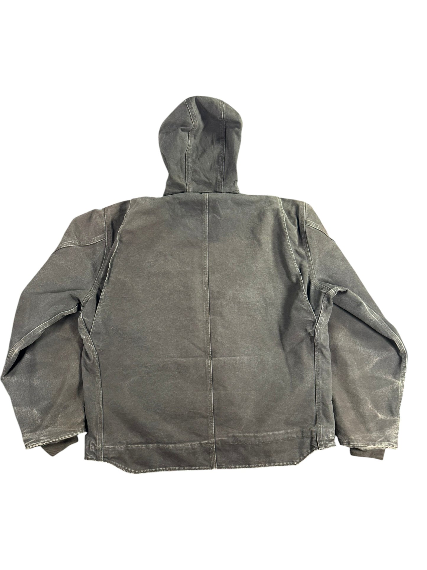 VTG Carhartt J141 DKB Hood Sherpa Lined Sierra Detroit Style Jacket Men's Sz. XL