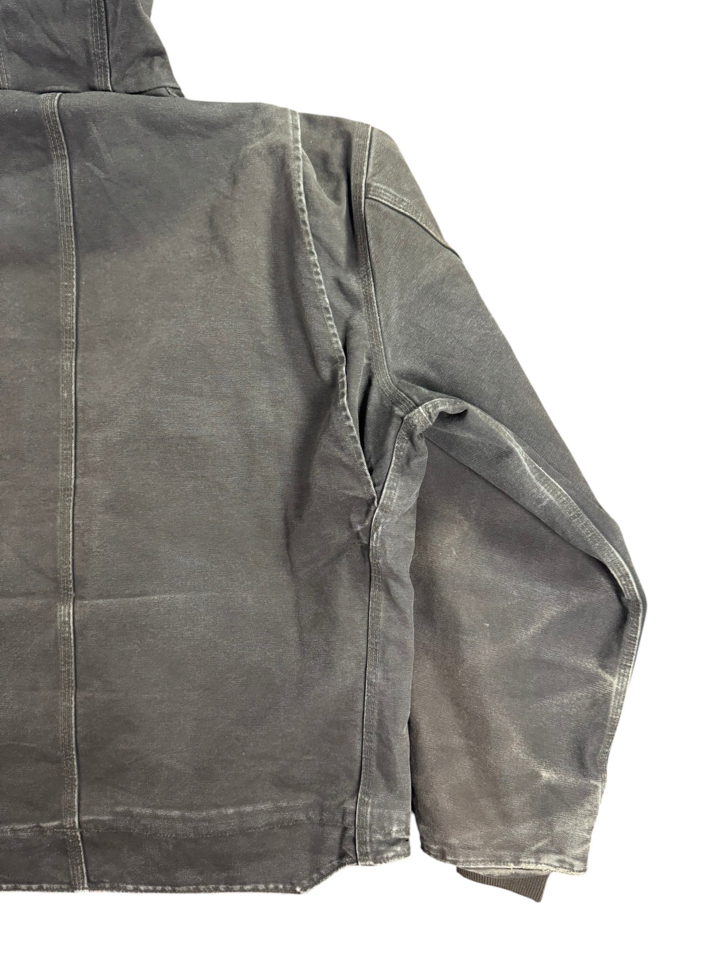VTG Carhartt J141 DKB Hood Sherpa Lined Sierra Detroit Style Jacket Men's Sz. XL