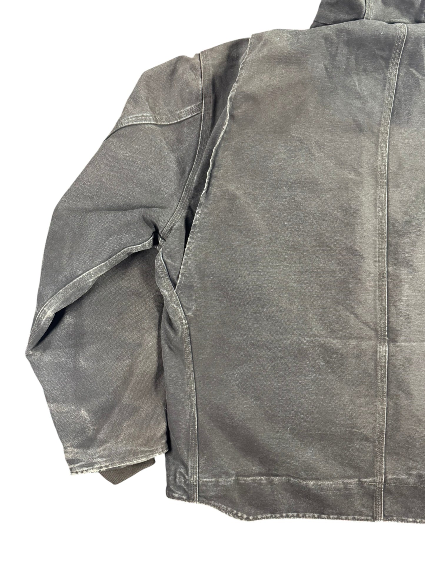 VTG Carhartt J141 DKB Hood Sherpa Lined Sierra Detroit Style Jacket Men's Sz. XL