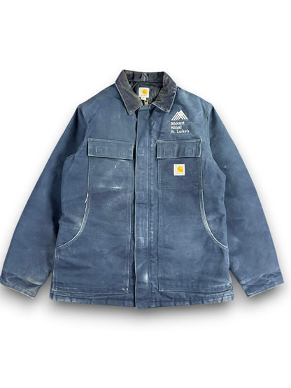 Carhartt C003 DNY Duck Canvas Quilted Artic Traditional Coat Navy Mens Sz. M