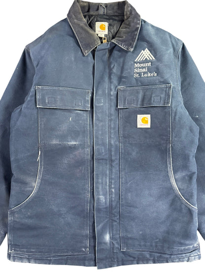 Carhartt C003 DNY Duck Canvas Quilted Artic Traditional Coat Navy Mens Sz. M