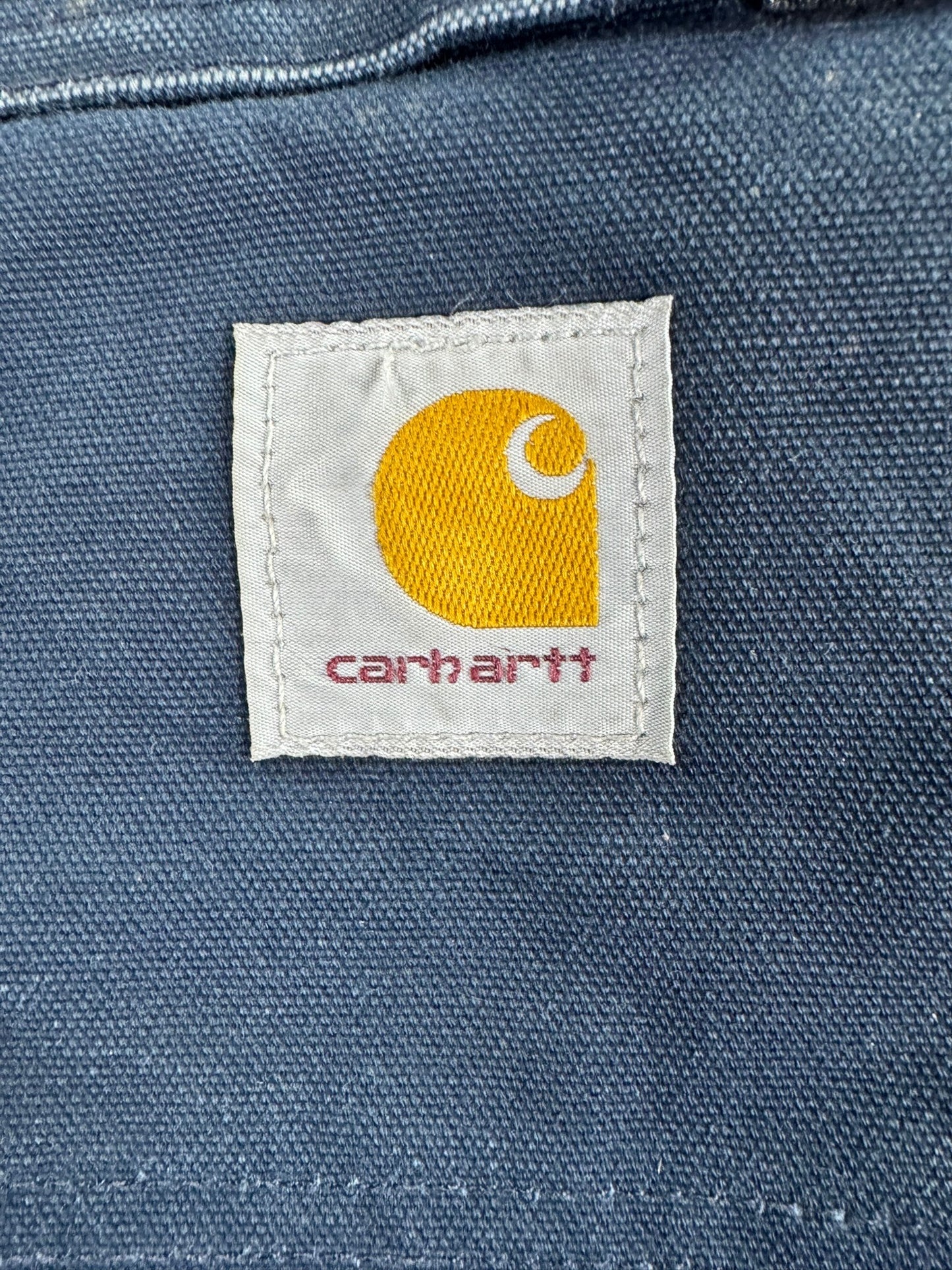 Carhartt C003 DNY Duck Canvas Quilted Artic Traditional Coat Navy Mens Sz. M