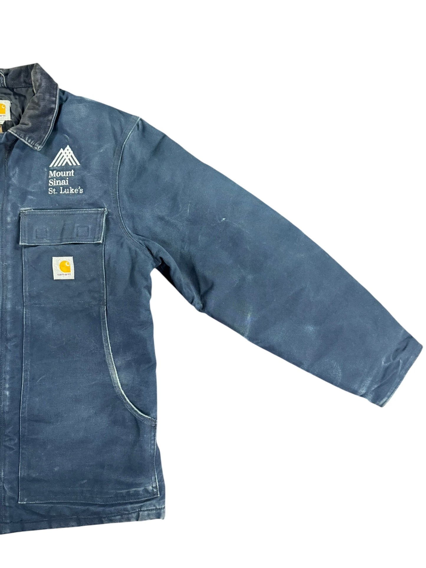 Carhartt C003 DNY Duck Canvas Quilted Artic Traditional Coat Navy Mens Sz. M