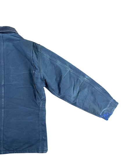 Carhartt C003 DNY Duck Canvas Quilted Artic Traditional Coat Navy Mens Sz. M