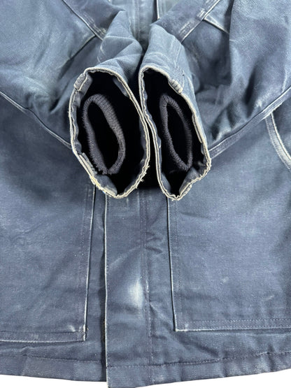 Carhartt C003 DNY Duck Canvas Quilted Artic Traditional Coat Navy Mens Sz. M