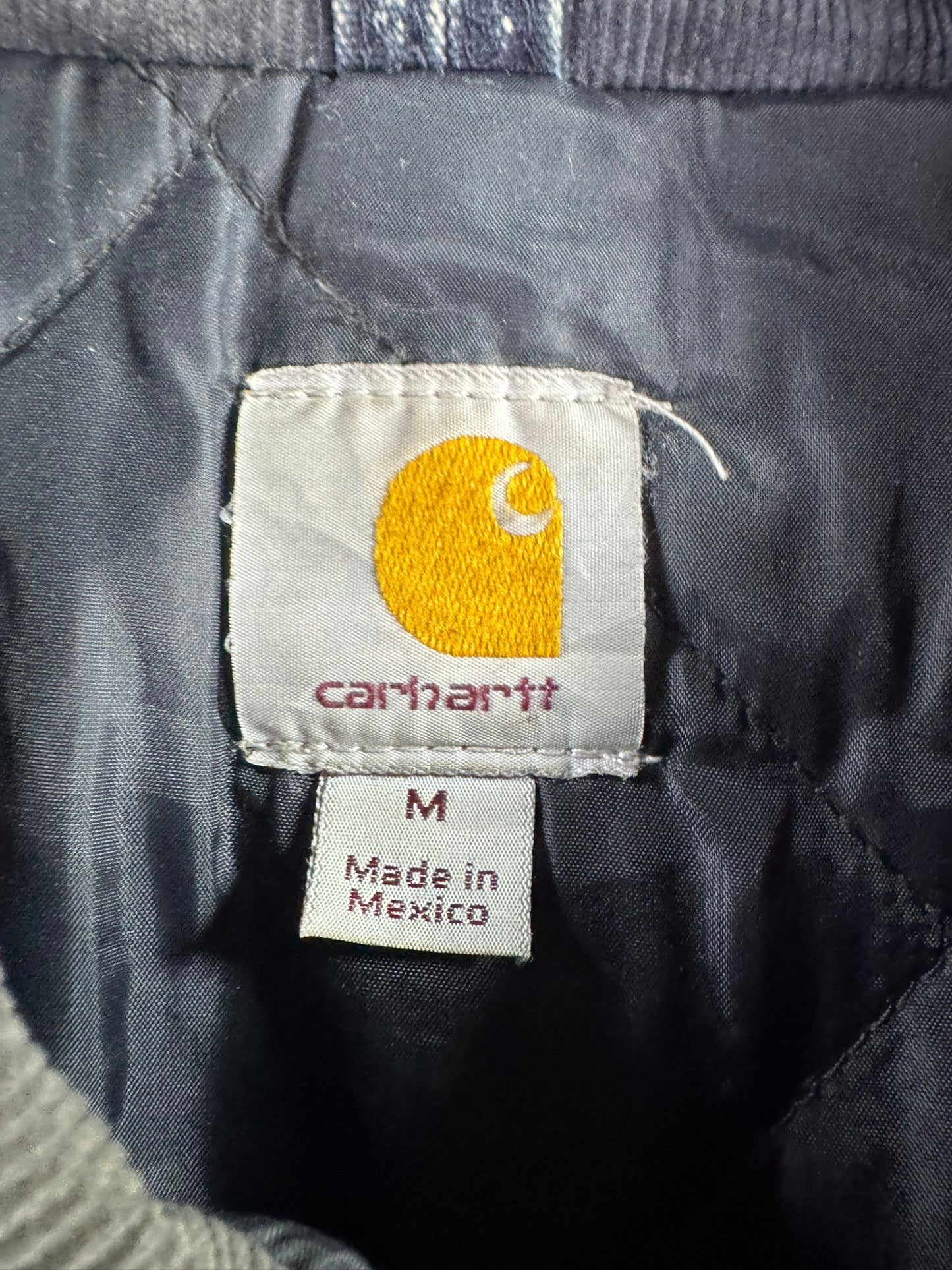 Carhartt C003 DNY Duck Canvas Quilted Artic Traditional Coat Navy Mens Sz. M